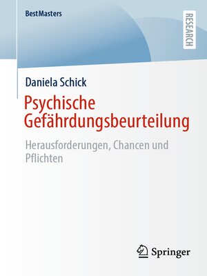cover image of Psychische Gefährdungsbeurteilung